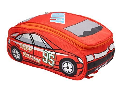 AASAISH Polyester Orange Car Shape School Backpack Bag for kids (Pack of 1, multicolor)-picture-23