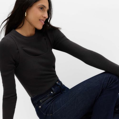 Image of Marks & Spencer Sculpt Straight Leg High Rise Denim Jeans