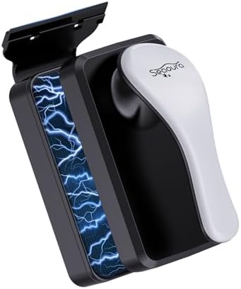 SEAOURA Magnetic Aquarium Glass Cleaner，Algae Scraper for Aquarium Fish Tank， Fish Tank Algae Clean Brush Dual-Sided Side Floating Aquarium Magnetic Brush (M)