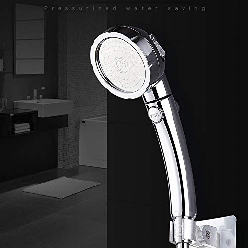 Nosame Shower Head with Hose,Universal Bath Shower High Pressure Water Saving 3 Mode Function Spray Handheld Showerheads 1.6 GPM for Dry Skin & Hair