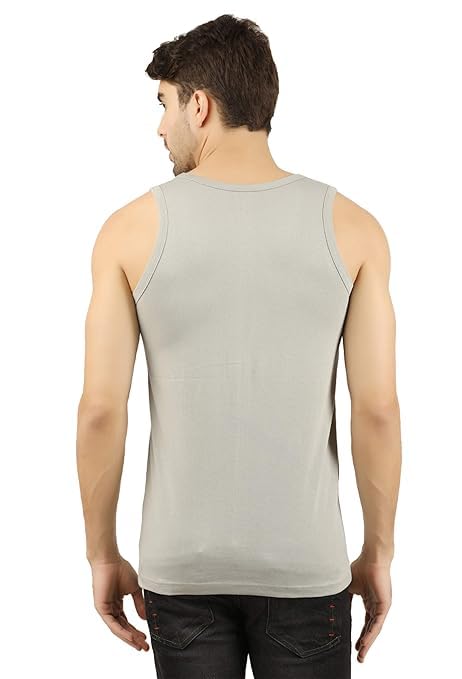 Image of THE ARCHER Men's Cotton Printed Regular Fit Vest (Pack of 3)
