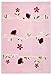 Produktbild Livone Kinderteppich Happy Rugs BLUMENWIESE rosa 120x180cm
