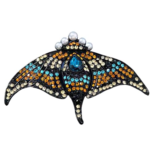 Image of Animal Brooch for Women Zirconia Rhinestone Abalone Shell Animal Lapel Pin Christmas Birthday Holiday Gift for Wife Mother Girlfriend Daughter