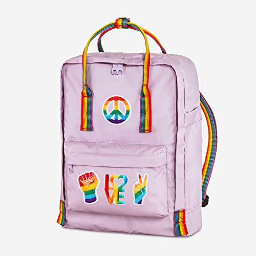 Kirako 8 Pcs Lgbt Iron On Patches Lesbian Gay Pride Day Rainbow Sew On Embroidered Applique Repair Patch Emblem Diy Crafts Projects For Lgbtq+ Clothing Jacket Jeans Backpack Hat Decorations Gift #TOP4