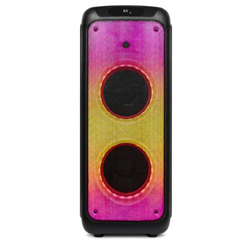 HP 943 Taşınabilir Şarjlı Bluetooth Parti Hoparlörü 2 * 10 inc Woofer 80 w Rms Extra Bass Karaoke Mikrofon