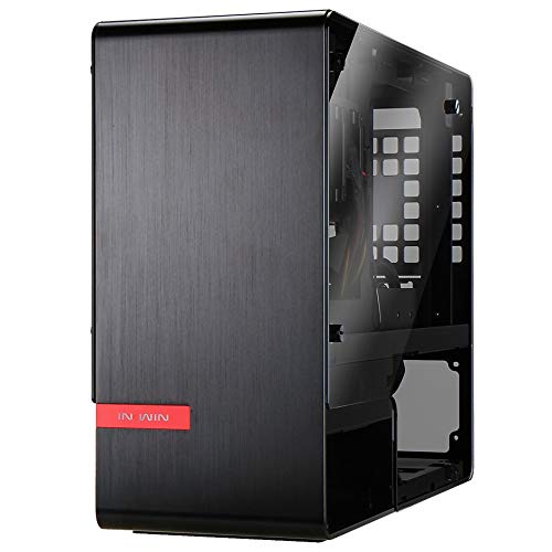 In Win Tempered Glass Mini-Itx Tower Computer Case Compatible With Atx Ps2/ Eps 12V Psu Power Supply (901 Black) #TOP1