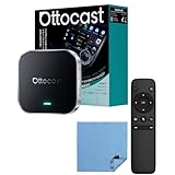 【正規品】OTTOCAST E2 オットキャスト E2 carplay ai box カープレイドングル 有線接続のみの純正CarPlayをワイヤレス化 無線化 android 13.0モデル Google Playストア対応 ワイヤレス CarPlay Android Auto両対応 (PCS55-A(エアマウスセット))