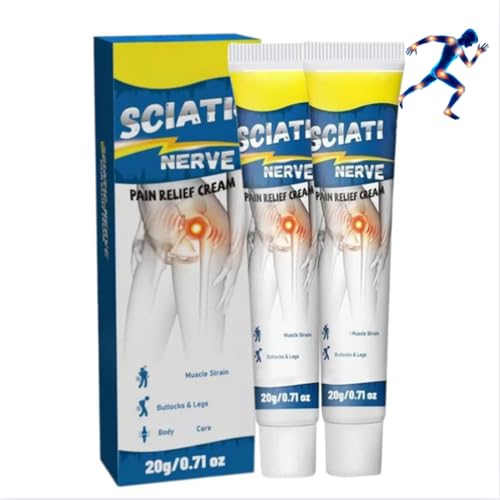 Sci/atica Nerve Pai-n Relie-f Crea-m 2PCS Sciatica Nerve Pai-n Relie-f Crea-mSci/atica Pain Relief Cream Knee/Shoulder/Back Pain Cream Sciatica Pain Relief Products Quickly Relieve Pain
