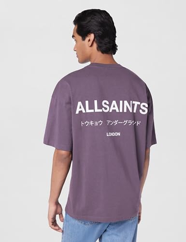 Image of AllSaints Men's Underground Oversized Short Sleeve Crew Neck Shirt