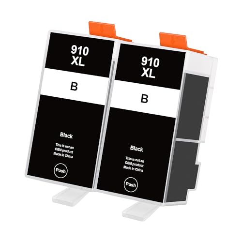910XL Ink Cartridge Combo Pack for HP printers (Black, Cyan, Magenta, Yellow) 4 Pack
