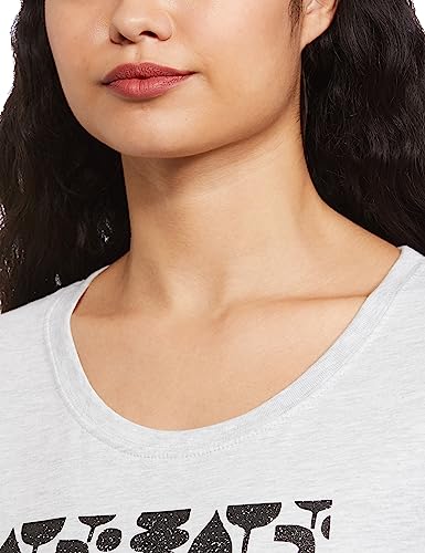 Image of Max Women's Cotton Graphic Print Round Neck Regular Fit T-Shirt