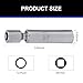 Prywog Pack-1 Car Spark Plug Socket Wrench, Ultra-Thin 16mm 360 Degree Rotation Steel Universal Joint, 3/8