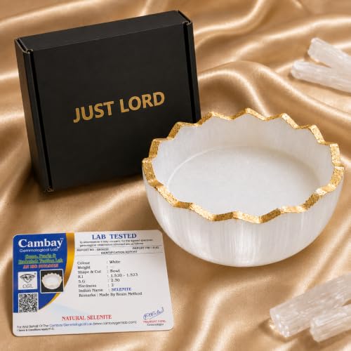 Image of Selenite Charging Bowl 9x9 cm - White Stone Vastu Items for Crystals