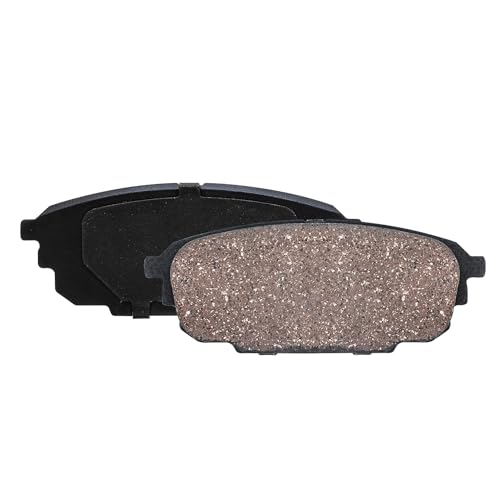 Image of Detroit Axle - Rear Ceramic Brake Pads Replacement for 2001-2003 Mazda Protege Protege5 Brakes Pads w /Hardware and Brake Cleaner Fluid