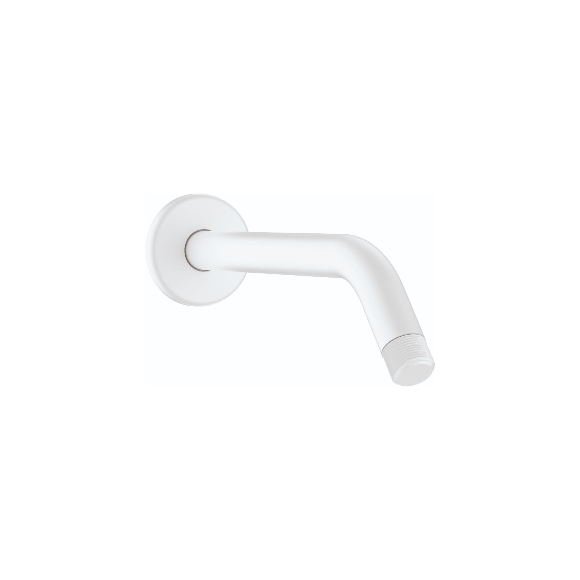 Hansgrohe Standard 9" Extended Length 3-inch Modern Coordinating Showerarm White, 04186703, for Wall Mount Showerhead Products Brausearm, matt weiß, 22,9 cm (9 Zoll)
