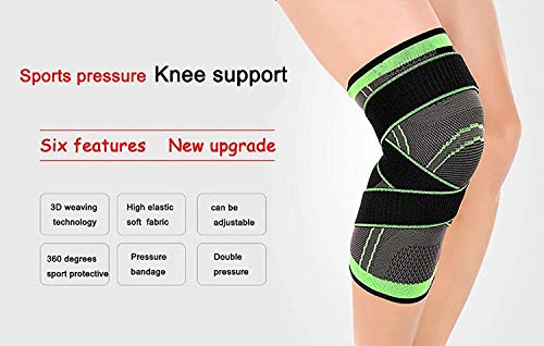 Image of Knee Sleeve,Compression Fit Support -for Joint Pain and Arthritis Relief, Improved Circulation Compression - Wear Anywhere - Single