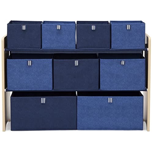 Gap Gapkids Deluxe Toy Organizer - Greenguard Gold Certified, Navy/Natural #TOP5