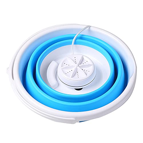 Portable Washer/Mini Washing Mini Foldable WashingCleaning Small 2 in 1 Portable Washer USB Dormitory Washer For Home Travel Small Washing Machine (Color : 4 Gears)