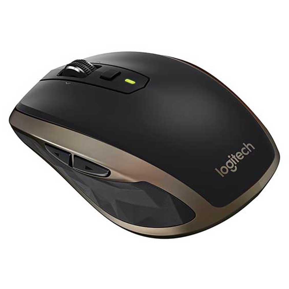 Logitech MX Anywhere 2 Wireless Mouse, Bluetooth or 2.4GHz Wireless Mouse with USB Unifying Receiver, 1000 DPI Any Surface Laser Tracking, Amazon version, PC / Mac / Laptop - Black