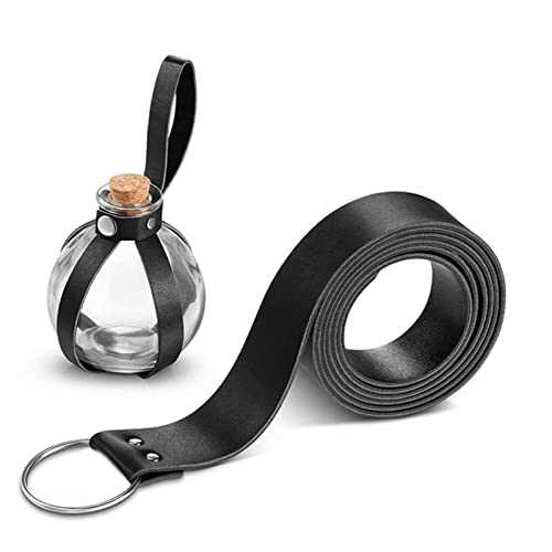 Ceinture de chevalier médiéval avec bouteilles de potion de qualité