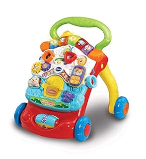 VTech First Steps Baby Walker | Push Along Walker Baby Toy with Shapes, Sounds, Music, Phrases, Pretend Play and More | Suitable for Babies from 6 Months, 1, 2 & 3 Year Olds, Boys & Girls, Multicoloured