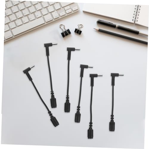 Pack 10 cables adaptador de corriente hembra a macho convertidor de carga portátil 5
