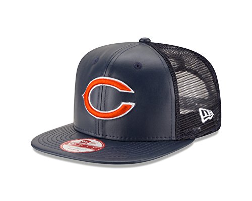 New Era NFL Chicago Bears Team Sleek Trucker 9FIFTY Cap, One Size, Blue