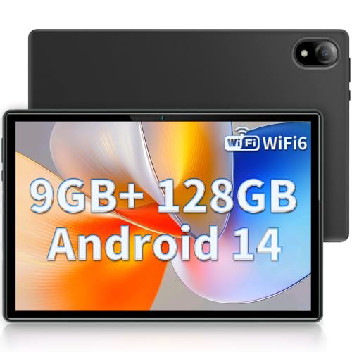 DOOGEE U10 2024 Newest Android 14 10″ Tablet 9GB RAM+128GB ROM 1TB TF, Bluetooth 5.0 WIFI 6 Tablet, Android Tablets 1280×800 HD IPS Screen, OTG, Type C, 3.5mm Heakphone Jack, Tablet PC 2024 – Gray