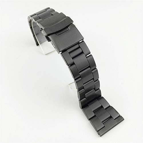Cinturino per Orologio di Ricambio Cinturino per Orologio 18mm 20mm 22mm 24mm 26mm Cinturini per Orologi Doppia Chiusura con Fibbia Cinturino in Acciaio Inossidabile Bracciale in Metallo