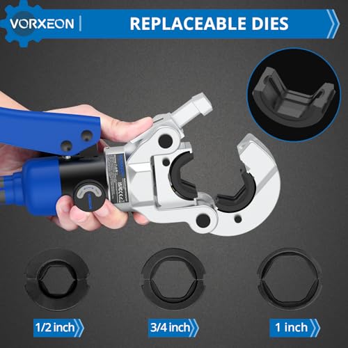 VORXEON 8-Ton Hydraulic Pro Crimper