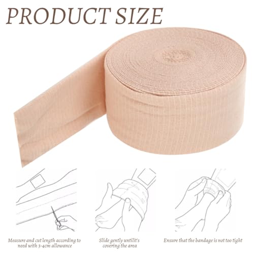 tubular bandage stockinette tubing compression bandages size d elastic tubing bandage gauze roll for arm leg knee cast plaster 30 inches x 26 feet