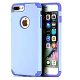 iPhone 7 Plus Case,iPhone 8 Plus Case,CaseHQ Extreme Heavy Duty Protective soft rubber TPU PC Bumper Case Anti-Scratch Shockproof Rugged Protection Cover for apple iPhone 7/8 Plus phone Purple