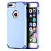 iPhone 7 Plus Case,iPhone 8 Plus Case,CaseHQ Extreme Heavy Duty Protective soft rubber TPU PC Bumper Case Anti-Scratch Shockproof Rugged Protection Cover for apple iPhone 7/8 Plus phone Purple