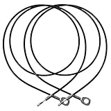 TOGEVAL 2pcs Workout Cables Multi-Function Pulley System Replacement Cables for Gym Exercises for All Fitness Levels