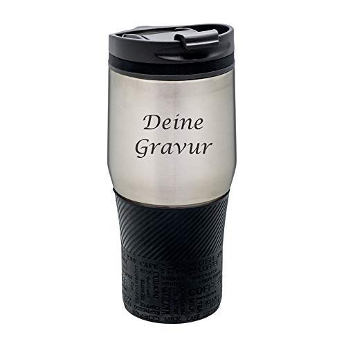 Tazza Termica Daytona. Tazza A Doppia Parete Con Tappo A Vite E Apertura Scorrevole