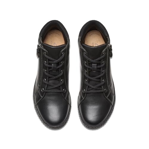 Clarks Collection Women's Caroline Park Ankle Boot, Black Combi Leather, 9.5 Medium US by Clarks - Image 7