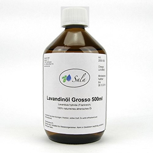 Preisvergleich Produktbild Sala Lavandinöl Grosso ätherisches Öl naturrein 500 ml