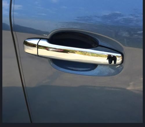 Poignée porte车Toyota Corolla Axio cache rayures couverture chrome - 4