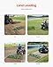 VEVOR Drag Harrow, 4 ft Heavy Duty Tow Behind Drag Harrow with Adjustable Bars & 72 in Chain, Driveway Grader Landscape Rake for ATV, UTV, Tractor, Mower Tow Behind Yard Lawn Leveling Tool