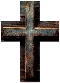 Wooden Wall Cross Wood Wall Cross Decorative Wooden Hanging Wall Cross for Wall Home Religious Decoration