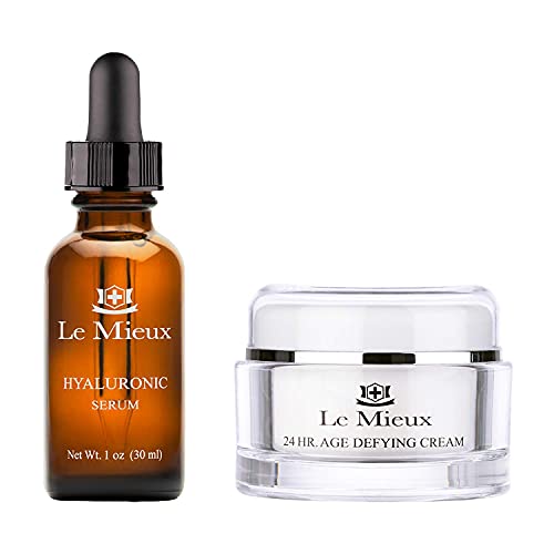 Le Mieux Luxury Skincare Set - Hyaluronic Serum + 24 ...