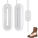 Scienbeauty Boot Dryer,Shoe Dryer Electric Fireproof Portable With 3 Timing Functions,Boot Dryer for Work Boots,Sneakers,Ski Boots, Soccer Cleat,Gloves,Socks,Shoes Warmer Home Essentials - White