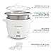 Elite Gourmet ERC-2020 Electric Rice Cooker with Stainless Steel Inner Pot Makes Soups, Stews, Grains, Cereals, Keep Warm Feature, 20 Cups Cooked (10 Cups Uncooked), White