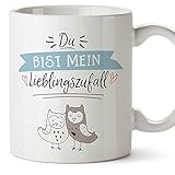 Mugffins Tasse/Becher Valentinstag (Ich Liebe Dich) - Du bist Mein Lieblingszufall - Lustige Kaffeetassen als Geschenk für Freunde