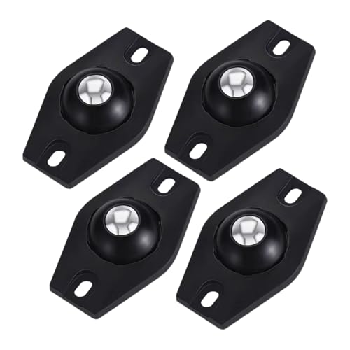 Ruedas adhesivas - Ruedas giratorias pequeñas 4,5 x 2,8 x 1,5 cm, poleas pegajosas | Rodillos de aparatos giratorios de 360 grados para máquinas de café, contenedores de almacenamiento, contenedores y