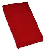 YogaAccessories Small Silk Eye Pillow (Unscented) - Ruby Maroon