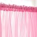 MIANBO Pink Sheer Curtains 84 Inches Length 2 Panels Set Window Sheer Curtains Basic Rod Pocket for Bedroom Children Living Room Yard Kitchen