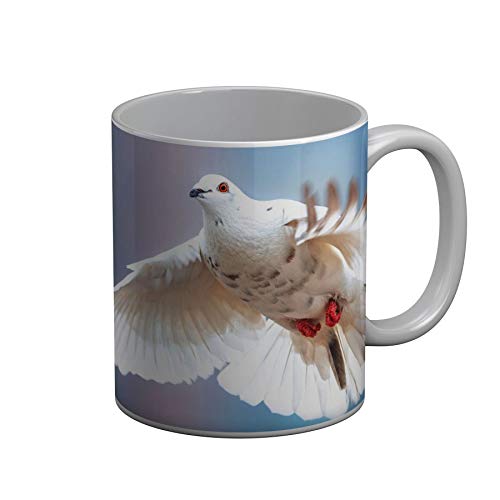 Fabulous Mug Céramique Colombe Blanche Oiseau De Paix Ailes Deployes Nature