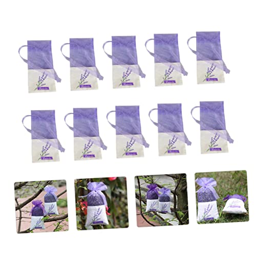 22 bolsas de sachet de lavanda con cordón floral miniatura 7