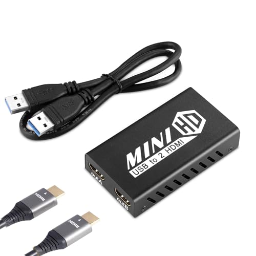 Adaptateur USB 3.0 vers double HDMI pour résoudre le manque de ports sur MacBook